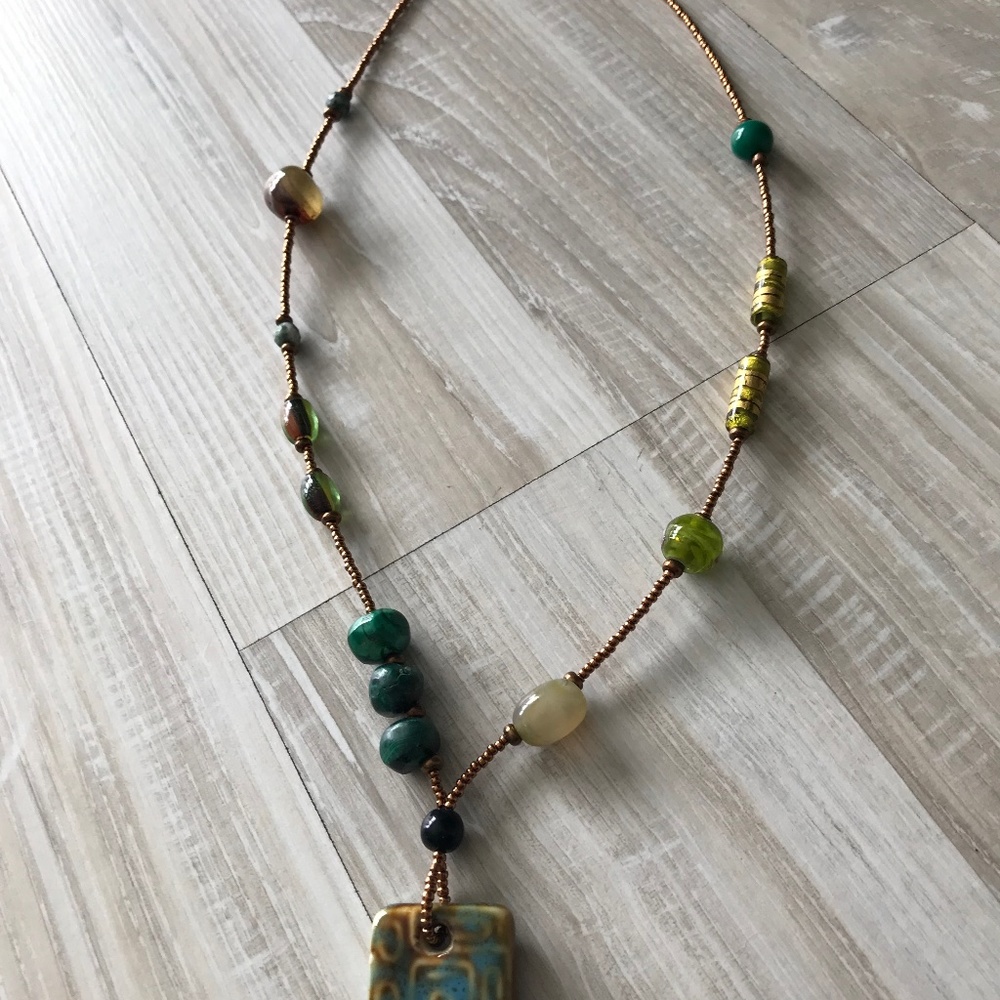 Beautiful Handmade, one of a kind, Beaded Necklace
